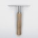 Wood comb-comb with a wooden handle, 13 x 9.5 cm