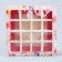 Box for sweets, confectionery packaging, 16 cells, “flowers” ​​17.7 x 17.7 x 3.8 cm