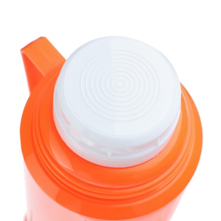 Thermos 1 l, with a glass flask, retains heat 8 hours, 13 x 28 cm, orange-3