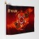 Flag "May 9", 19 x 28 cm, rod 40 cm, polyester silk