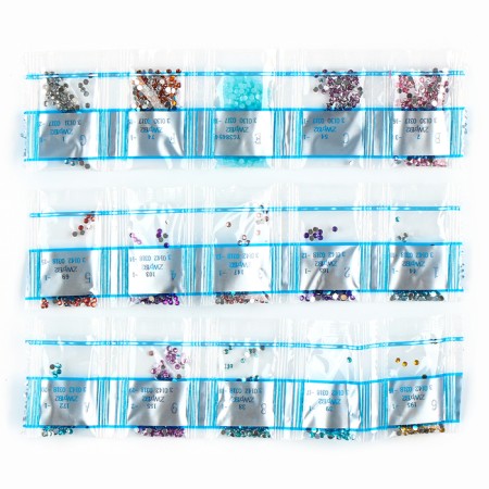 Diamond mosaic for children with luminous rhinestones "Sweet Rusalka", 10 x 15 cm, set for creativity-4