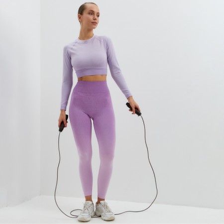 TOP with a long sleeve Minaku: Sportly; Color violet rrh r l-5