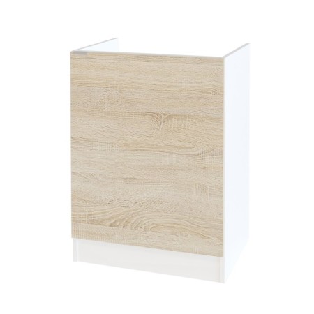 Table for the patch washing, 600 × 462 × 820 mm, white / oral color Sonoma