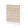 Table for the patch washing, 600 × 462 × 820 mm, white / oral color Sonoma