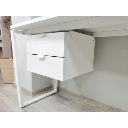 Suspended cabinet "Fly" for the table, 400 × 416 × 255 mm, white color-1
