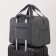 Road bag with lightning, external pocket, suitcase holder, gray color