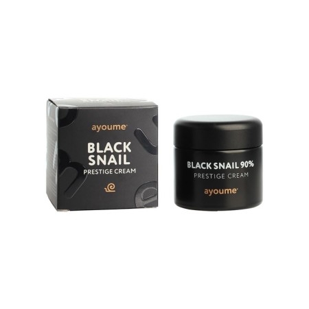 Facial Cream Ayoume Black Snail 90% Prestige Cream, with black snail mucin, 70 ml-1