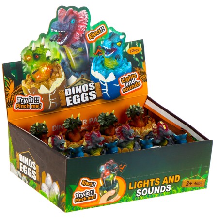 Dinosauri mocking light, sound, species mix-4