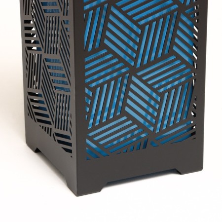 Garden-park urn "Cube" 44 l, 30 x 30 x 70 cm, housing 2 mm, tank 0.5 mm-3