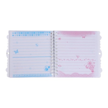 Notebook in a gift box, on a lock, A6, 50 sheets, line "Flowers", mix-7