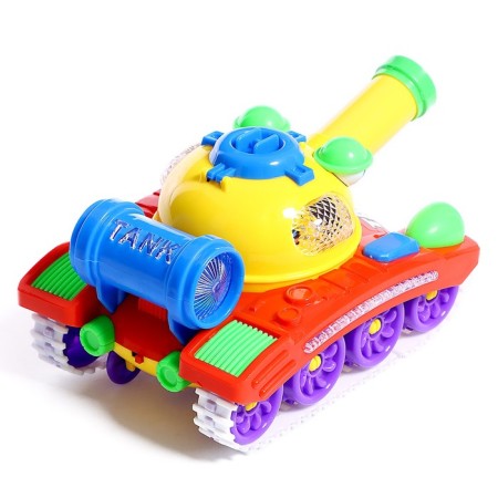 The "Destroyer" tank, shoots, works from batteries, light and sound effects-2