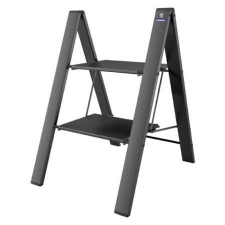 Leonardo ladder, 2 steps, black