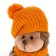 Soft toy "Hedgehog thorny: in mustard beret", 20 cm OS001-220/20A