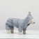 Winter overalls for animals, fleece, 2xl (DS 34-36, Osh 34-36, OG 44-48 cm), gray