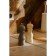 Set of mills for spices SL Home "Athens", 2 pcs, 17 cm, milk, gray color