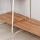 Wardrobe system with the shelves "Scandinavia 1", 110 × 38.5 × 147 cm, white color