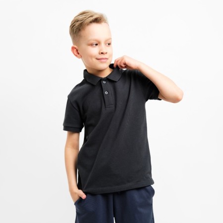 T -shirt (Polo) Children's Minaku: Basic Line Graphite Color, Height 146-4