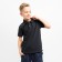 T -shirt (Polo) Children's Minaku: Basic Line Graphite Color, Height 146