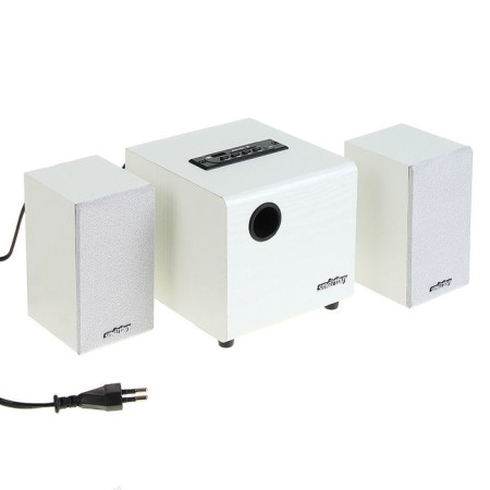 Computer speakers 2.1 Smartbuy SPARTA SBA-210, 2x2 W+8 W, MP3, FM, 220 V, white