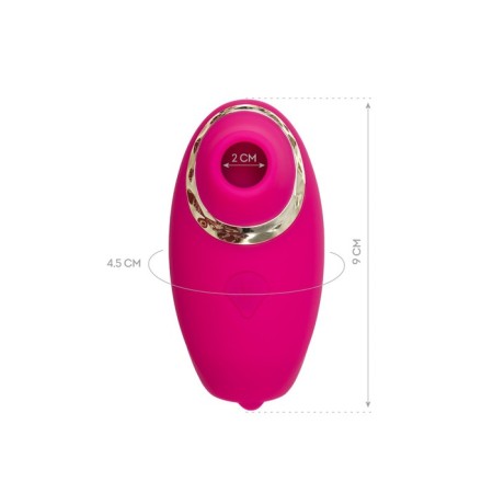 Multifunctional stimulator of erogenous zones Jos nimka, silicone, 9 cm, pink color-9