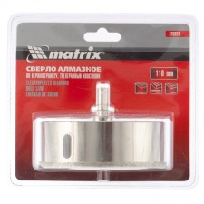 Diamond drill Matrix, according to porcelain tile, 110 x 67 mm, 3-sled shank