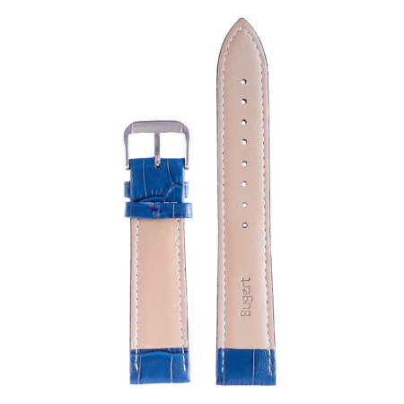 Solomon watch strap 20 mm, genuine leather, L-20 cm, blue-2