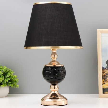 Limma table lamp E27 40W Black Gold 26x26x43cm