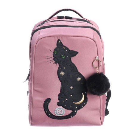School backpack, 39 x 26 x 17 cm, Grizzly, ergonomic back, pink-2