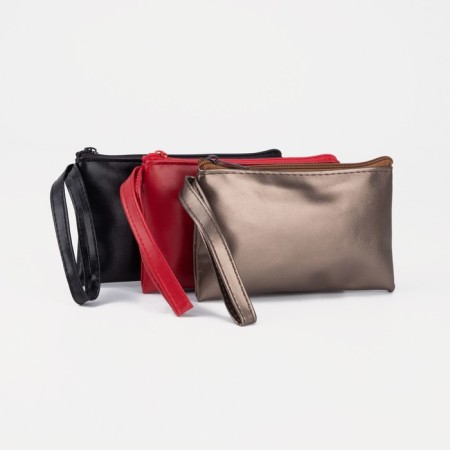 Women's wallet with zipper, color mix-1