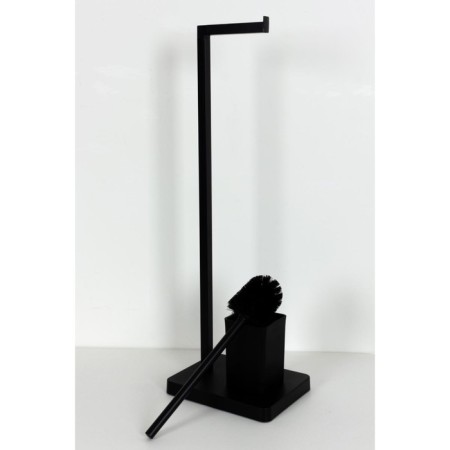 Joy Home Holder, for toilet paper with brush, black-2