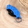 Knife-kerambit folding "Indigo" 12.5cm, blade 49mm/1.5mm