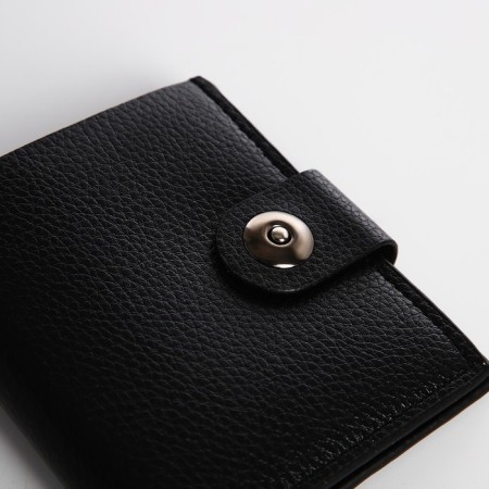 Male purse on a magnet, black color-2