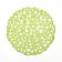 Set of napkins 2 pcs. Dolyana "Grass", color green, D 38 cm
