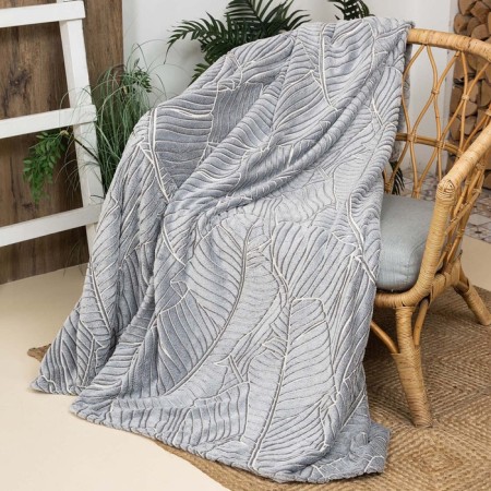 Gluming Casa Conforte Stella Tropic 150x200cm, gray, flannel 190 gr/m, PE100%-1