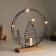 Souvenir metal, tree Light "House with heart. Night sky" 6x25.5x26.5 cm