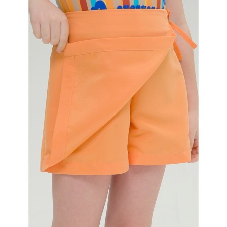 Bathing shorts for girls, height 98 cm, peach color-1