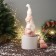 Soft toy "Santa Claus with striped long legs" 47x19 cm, white-pink