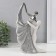 Souvenir Ceramics "Waltz" silver-white 24.6x15x7 cm