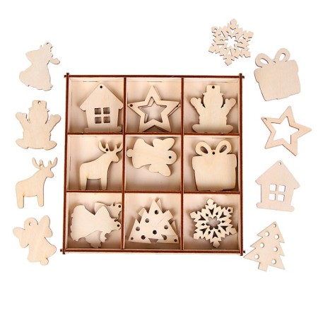 Set for creativity in the box "New Year's toys" 27 pcs. In the set-1