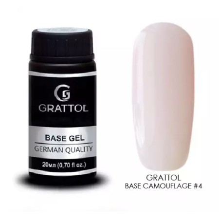 Camouflage base Grattol No. 4, 20 ml