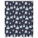 Pillow Golk "Snowman in a hat, decorative, size 16x45 cm