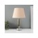 Table lamp "Arabesque" 1x40W E27 chrome/beige 22x22x36cm