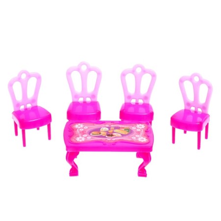 Set of ponies with a house, with accessories-2