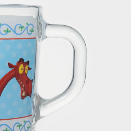 Glass mug "Three heroes", 230 ml-2