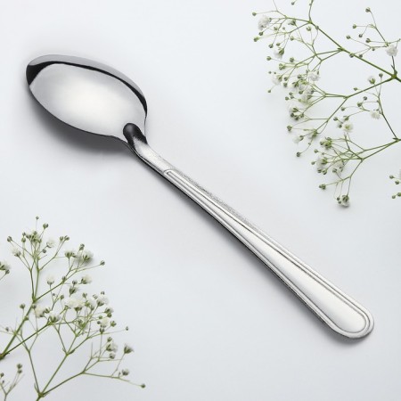 A teaspoon spoon with engraving since March 8 "Anna", 3 x 14 cm.-4