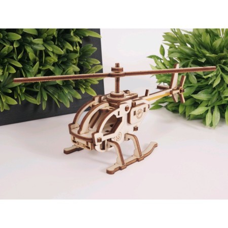 Wooden designer "Helicopter Robinson"-4