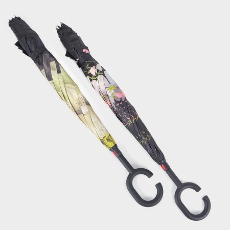 Umbrella - on the contrary, "flowers", mechanical, 8 spokes, r = 53 cm, color mix-4
