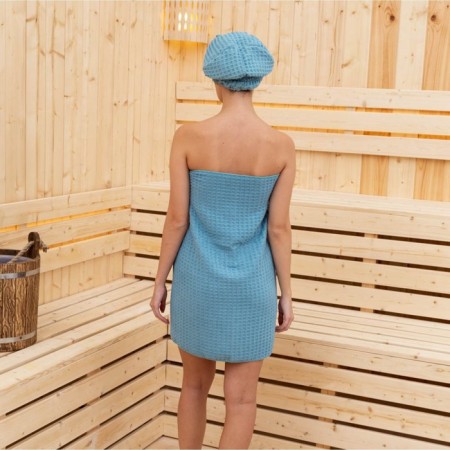 Set for the bath and bathroom Ethel Vafli towel 70*140 cm+Chalma 21*25 cm, cent-2