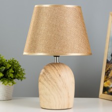 Woodland table lamp E14 40W brown 23x23x35 cm Risalux