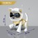 Robot Cat "Sherry" IQ Bot, interactive: sensory, light, sound, musical, dancing, on the battery, in Russian, gold